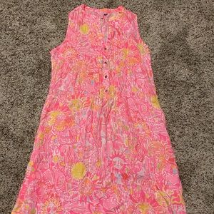 Lily Pulitzer dress sheath small pink pattern